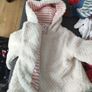 Next Baby girl fluffy coat Image 2