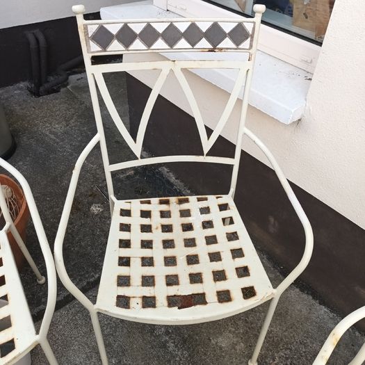 Garden chair metal