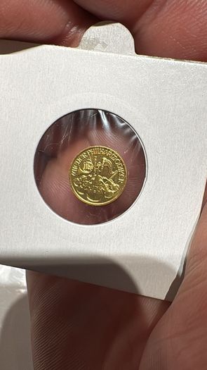 Small rare 2016 1/25 oz 1.3gr Austrian Gold Philharmonic  Coin