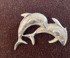dolphin brooch