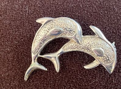 dolphin brooch
