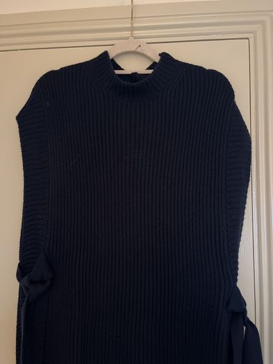 LK Bennett navy wool tunic