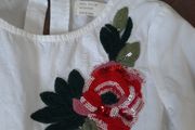 Zara white blouse top girls size 5 years