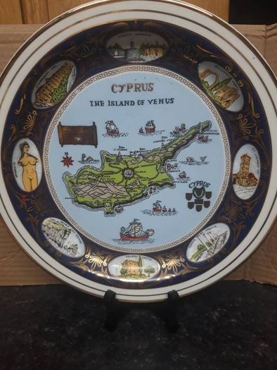 Cyprus Souvenir Plaque/Plate