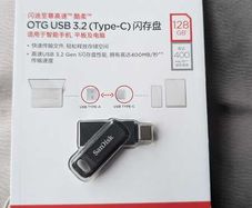 Sandisk usbA/C 3.2 128GB flash drive