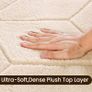 Rugs Living Room 120x160,3D Cream Area Rugs for Bedroom,Extra Large Rugs for living room,Machine Washable Anti Slip Short Pile Rug Carpets Mat for Kids Room Bedroom Image 2