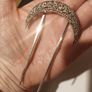 Sterling Silver and Marquesites Hair Pin Image 2