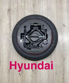 HYUNDAI I40 spare wheel tyres jack