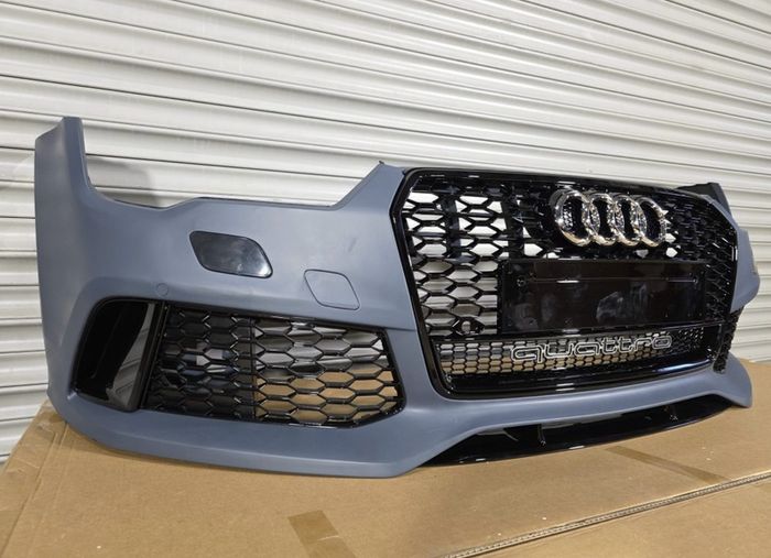 Complete front bumper for Audi A7 S7 4.5 15- 18 Facelift honey comb