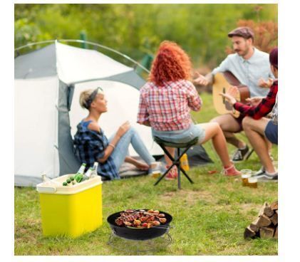 Portable Kettle BBQ Picnic Grill with Lid