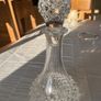 Vintage French Crystal Decanter with Stopper (Longchamp) Image 2