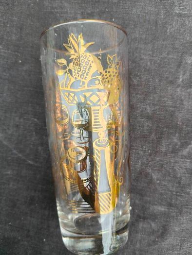 5 x Mid Century Highball glasses