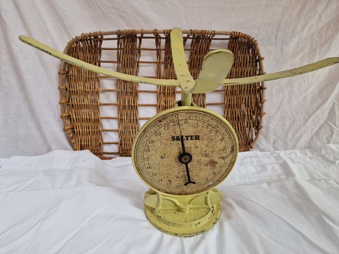 Vintage - Salter baby scales.