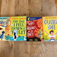 Funny Kids Books x4 - Glitter Boy, I Fell Down the Toilet and More (Ages 6 - 9)