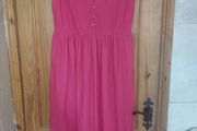 Hot pink/cerise lace maxi dress (free post)