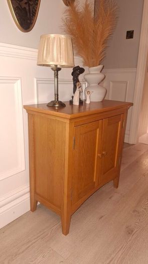 Traditional Wooden Storage Cabinet - Warm Oak