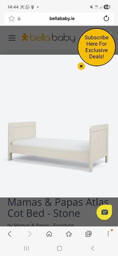 Mama's & Papa's Atlas Cot Bed