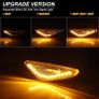2pcs Car Side Indicator Marker Amber LED Repeater Light Lamps For BMW X3 F25 X5 E70 X6 E71 E72 Sequential Turn Signal Lights Image 2