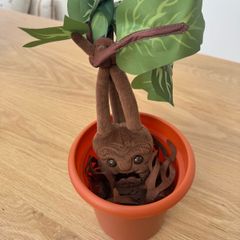 Harry Potter Mandrake Interactive Plush with Pot