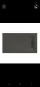 Crosswater Vito black 1200x800 shower tray