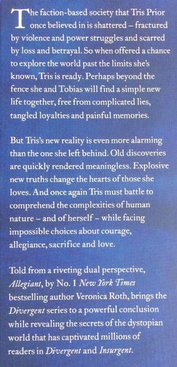 Veronica Roth [2013] Divergent: Allegiant (Hardback)