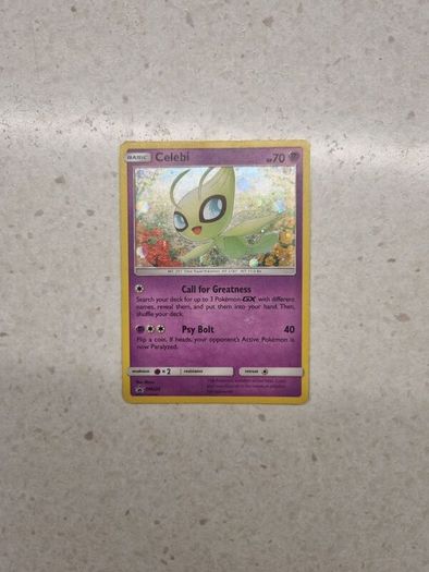Celebi Holo Promo 2019 Pokemon Card from Sun and Moon
