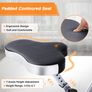 BCAN Folding Exercise Bike with Magnetic Resistance, Pulse Monitor and Comfortable Seat Image 2