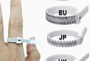 Durable Plastic Ring Sizer, new.