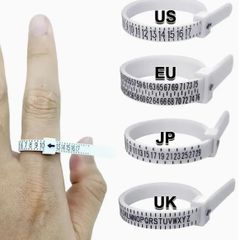 Durable Plastic Ring Sizer, new.