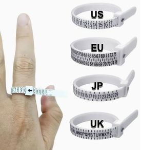Durable Plastic Ring Sizer, new.