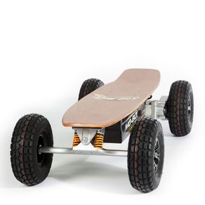 Electric Skateboard Offroad Classic Wood 1.300 Watt ALL-TERRAIN, 36V, Channel Trucks, Lithium 20 Ah Weight 25 kg
