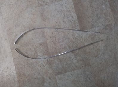 Renault 4 Rear Panel Chrome Stripes.