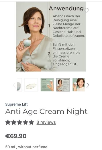 Brand New La Mer Supreme Natural Lift - Anti Age Cream Night - Size - 50ml - RRP - 69.90 - Open To Offers!!