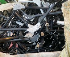 Free tonne bags of hangers all good quality suit a charity shop etc