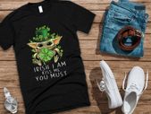 Baby Yoda Irish I Am Kiss Me You Must Patrick's Day T Shirt