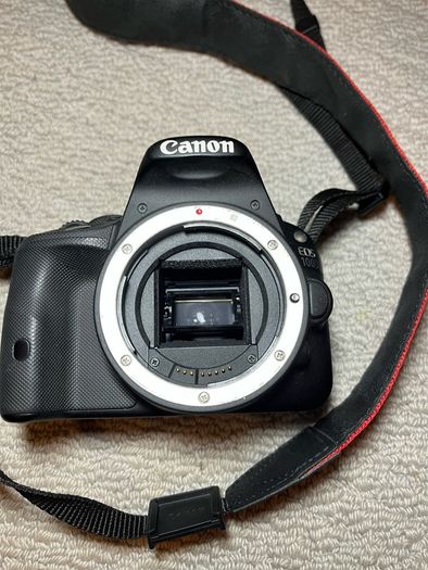 Canon 100D DSLR Camera and Canon EF-S 18-135mm IS Lens