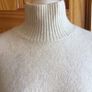 H&M  Ladies Cream Turtle Neck softcosy Jumper  M  12/14 includes postage Image 2