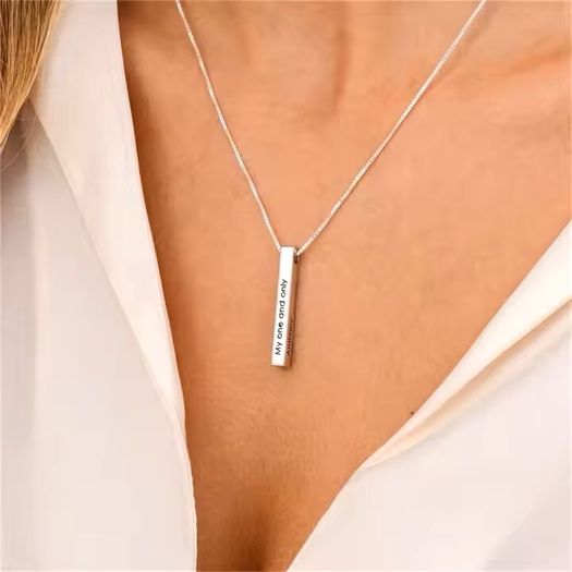 The Origin Pendant Necklace  Available for Custom Engraving By R'Laith