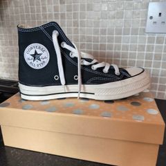 Converse high tops all star Black and cream