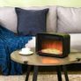 Electric Fireplace, Freestanding or Tabletop, Quiet Electric Stove with LED Flame Effect, 2 Heat Settings, Overheating Protection, 800W/1600W Image 2
