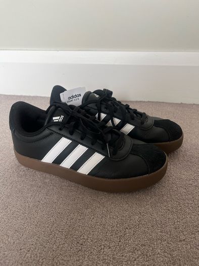 Adidas VL Court 3.0 Kids Trainers - Size EU 37.5 - Like New