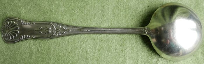 Vintage big Spoon, Hallmarked ARG.800.X   length-13"