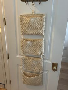 Hanging storage for bathroom or bedroom