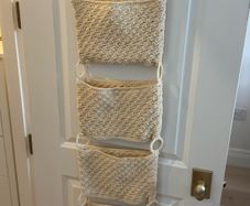 Hanging storage for bathroom or bedroom