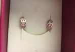 girls silver earrings