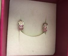 girls silver earrings