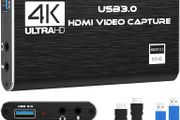 4K USB 3.0 HDTV Video Capture Card HDMI-compatible Video Recorder Grabber For PC PS4 OBS Game Recording Game Audio Mic