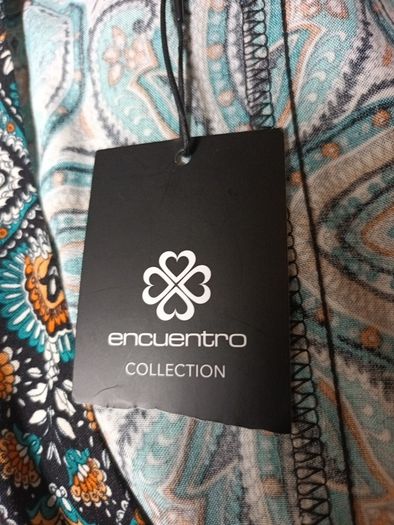 Encuentro Shirt Dress With Self Tie Belt. Size 44 - 16.  B.N.W.T