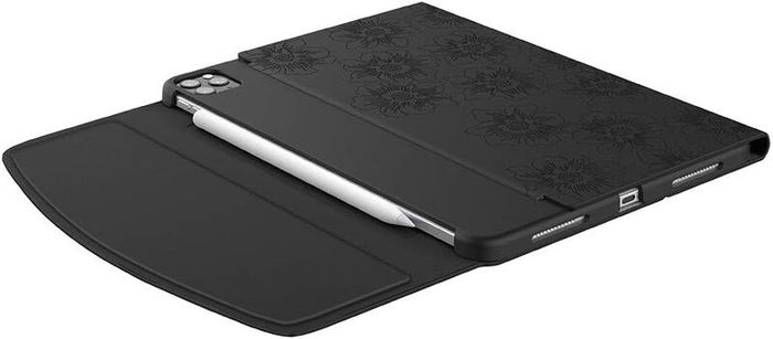 Kate Spade New York Envelope Folio Compatible with Apple iPad Pro 11" & Apple iPad Air (4th Generation) - Reverse Hollyhock/Black