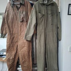 vintage german army tank suits